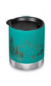 Klean Kanteen Insulated Camp Mug - From Campfire to Coffee Shop - 355ml Mountain Porcelain