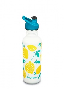 Klean Kanteen Classic Stainless Steel Water Bottle 800ml Lemons