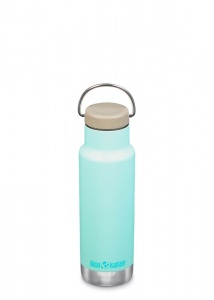 Klean Kanteen Classic Insulated Stainless Steel Water Bottle 355ml Blue Tint
