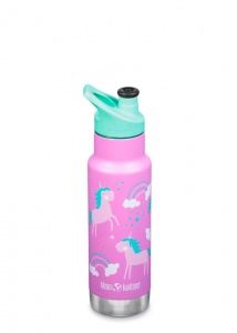 Klean Kanteen Kids Insulated Classic Stainless Steel Bottle 355ml Unicorns