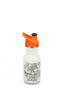 Klean Kanteen Kids Stainless Steel Water Bottle Sport 355ml Tigers