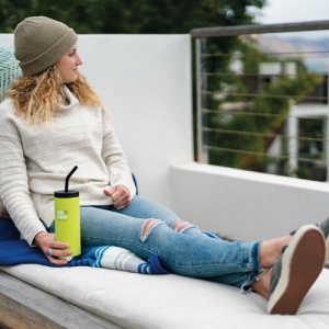 Klean Kanteen TK Wide Interchangeable Straw Cap - From Hot Coffee to Cold Smoothies in One Step!