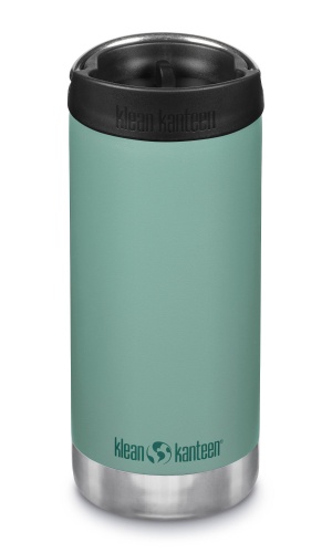 Klean Kanteen Insulated TK Wide - Perfect for Coffee or Cold Drinks 355ml/12oz Cafe Cap Beryl Green