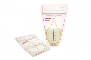 Mamivac 20 Breastmilk Storage Freezer Bags - Integrated Closure and Safe Stand