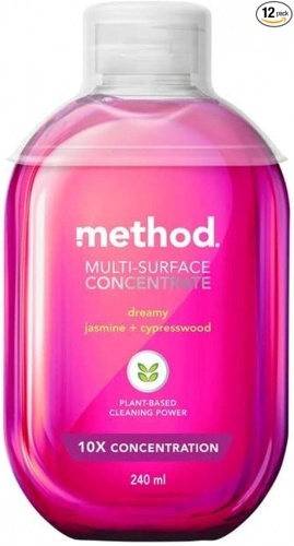 Method Concentrated Multi Surface Cleaner - Dilute & Save Plastic - Dreamy - Jasmine & Cypresswood