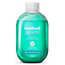 Method Concentrated Multi Surface Cleaner - Dilute & Save Plastic - Refreshing Lotus Flower & Sage