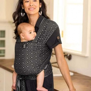 Moby Wrap Classic Stretchy Baby Carrier from Newborn  - Mosaic