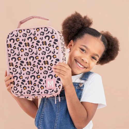 Montii Insulated Lunch Bag with Ice Pack - Blossom Leopard