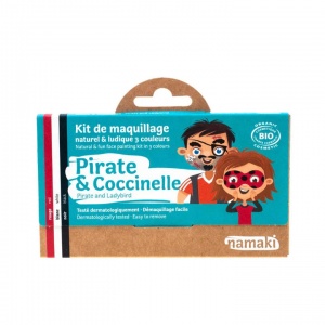 Namaki Face Painting Kit - Organic, Natural & Fun - Pirate & Ladybird