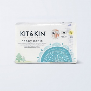 Kit & Kin Nappy Pants Size 6 Mega Box 15kg+/33lbs+ (108)