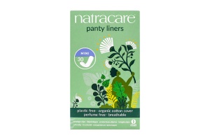 Natracare Natural Panty Liners Mini - Plastic, Perfume and Chlorine Free