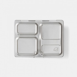 Planetbox Stainless Steel Launch Lunchbox - Hearty Lunch Size with Adventure Magnets