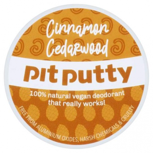 Pit Putty Aluminium Free Natural Deodorant   Plastic free - Cinnamon and Cedarwood