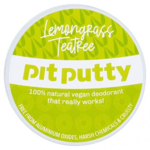 Pit Putty Aluminium Free Natural Deodorant   Plastic free - Lemongrass and Tea Tree