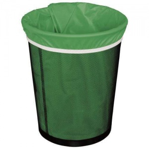 Planetwise Washable Waterproof Reusable Small Bin Liner - Green