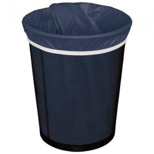 Planetwise Washable Waterproof Reusable Small Bin Liner - Navy