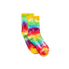 Polly and Andy Bamboo Socks - Sustainable Antibacterial Soft Seams- Kids Tie Dye