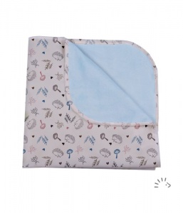 Popolini Organic Cotton Nappy Change Mat - Woodland