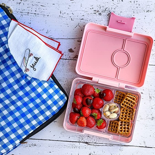 Yumbox Snack Leak Free Lunch Box - Sky Bue with Clouds Exterior