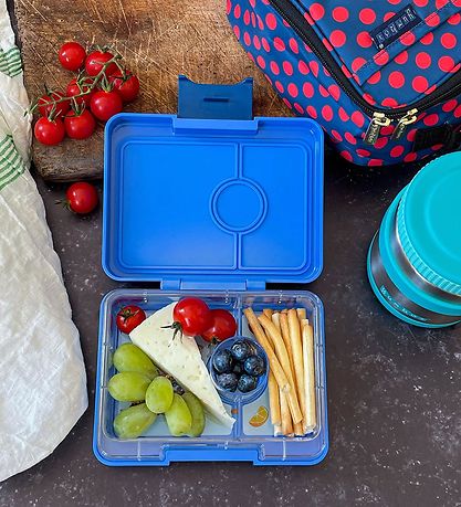 Yumbox Snack Leak Free Lunch Box - Sky Bue with Clouds Exterior