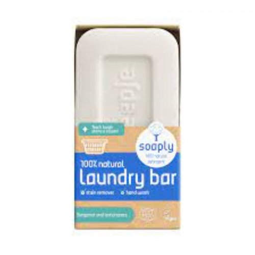 Soaply 100% Naturally Made Laundry Bar & Stain Remover - Bergamot & Lemongrass