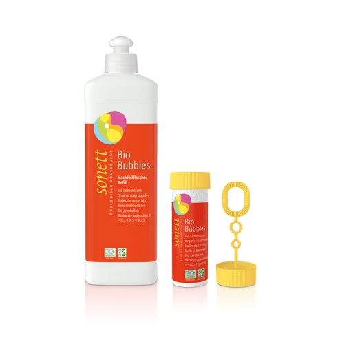 Sonett Bio Bubbles - Organic Eco Friendly Soap Bubbles Refill Bottle 500ml
