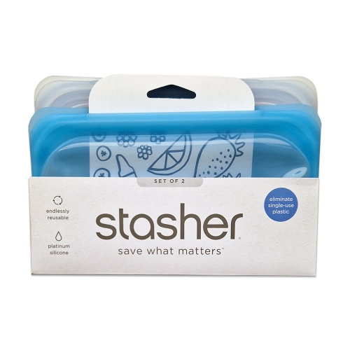 Stasher Reusable Snack Bag Pack