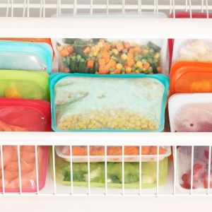 Stasher Reusable Sandwich Bag - Cook Freeze Store - Zero Plastic - Amethyst