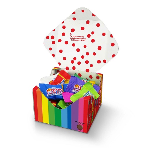Tonys Chocolonely Tiny Tony's Rainbow Gift Box - 20 Fairtrade Chocolates