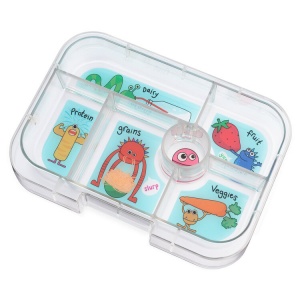 Yumbox Extra Tray for Classic Yumbox (6 compartments) - Funny Monsters