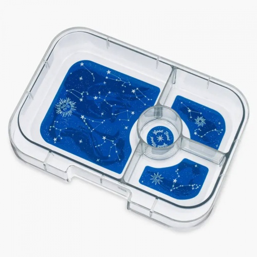 Yumbox 4 Compartment Panino Lunchbox Luna Aqua (Zodiac Tray)