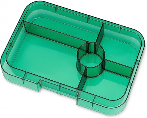 Yumbox Tapas Leak Free Lunchbox 5 Compartments Greenwich Green / Green Clear Tray