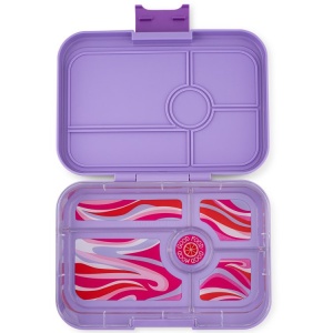 Yumbox Tapas Leak Free Lunchbox 5 Compartments Ibiza Purple (Groovy Tray)