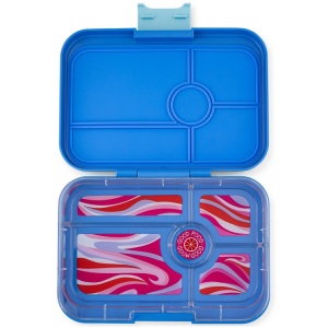 Yumbox Tapas Leak Free Lunchbox 5 Compartments True Blue (Groovy Tray)