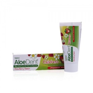 Aloe Dent Children Flouride Free Strawberry Toothpaste 50ml