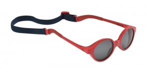 Beaba Baby Sunglasses - Flexible Frame Maximum Protection 9-24 months Poppy Red