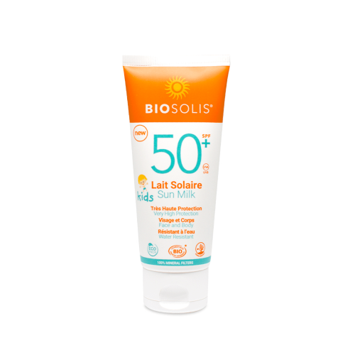 Biosolis Organic Sun Milk for Babies and Kids with 100% Natural Filters SPF50