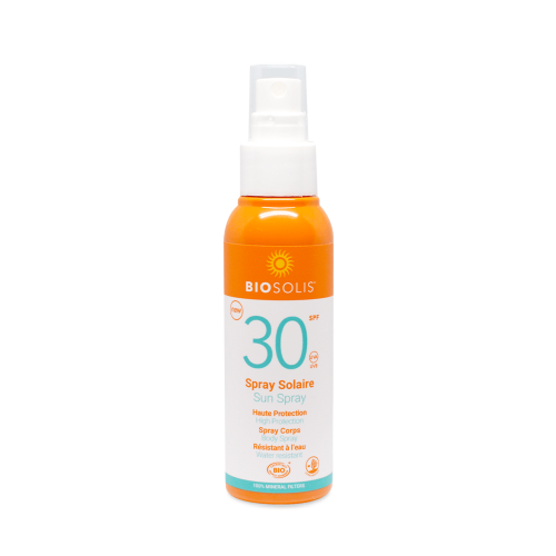 Biosolis Organic Sun Spray 100% Natural Filters SPF30