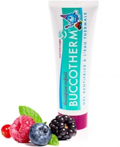 Buccotherm Organic Certified Flouride Free Toothpaste - Red Berry 3 Years+
