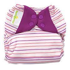 bumGenius Elemental Organic Cotton One-Size Cloth Nappy Dazzle Stripe