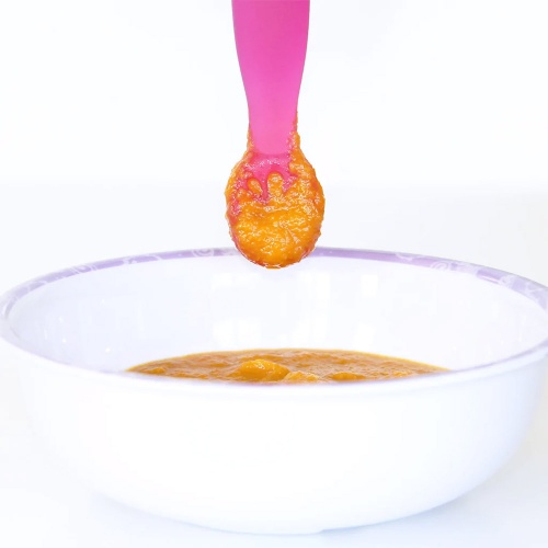 Choo Me Flexi Dip Spoon -  Grips Puree for Easy Feeding - 2 Pack