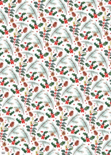 Eco Christmas Wrapping Paper Bundle - 100% Recycled Paper - Nature in Winter