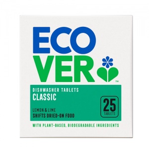 Ecover Classic Dishwasher Tablets - Plant Based - Biodegradable 25 Tabs