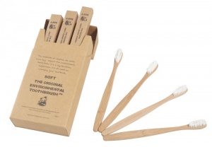 The Environmental Toothbrush with Biodegradable and Sustainable Bamboo