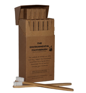 The Environmental Toothbrush with Biodegradable and Sustainable Bamboo - Kids Size