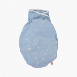 Ergobaby Snuggly Soft Swaddler Blanket  Paper Planes