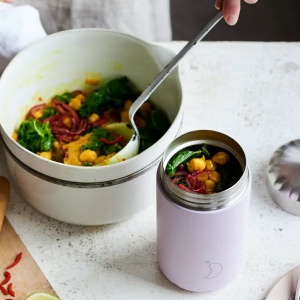 Chilly's Reusable Food Pots - Hot or Cold Foods in Leakproof Container Pastel Green 300ml