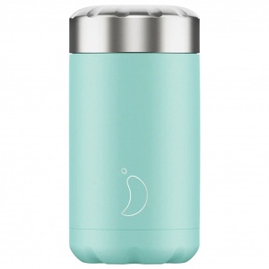 Chilly's Reusable Food Pots - Hot or Cold Foods in Leakproof Container Pastel Green 500ml