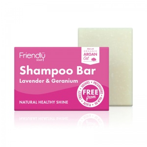 Friendly Soap Biodegradable Plastic Free Shampoo Bar - Lavender and Geranium