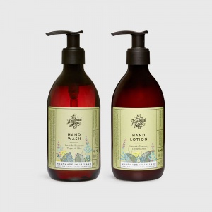 The Handmade Soap Co - Hand Care Set - Hand Wash and Hand Lotion - Lavender, Rosemary, Thyme & Mint